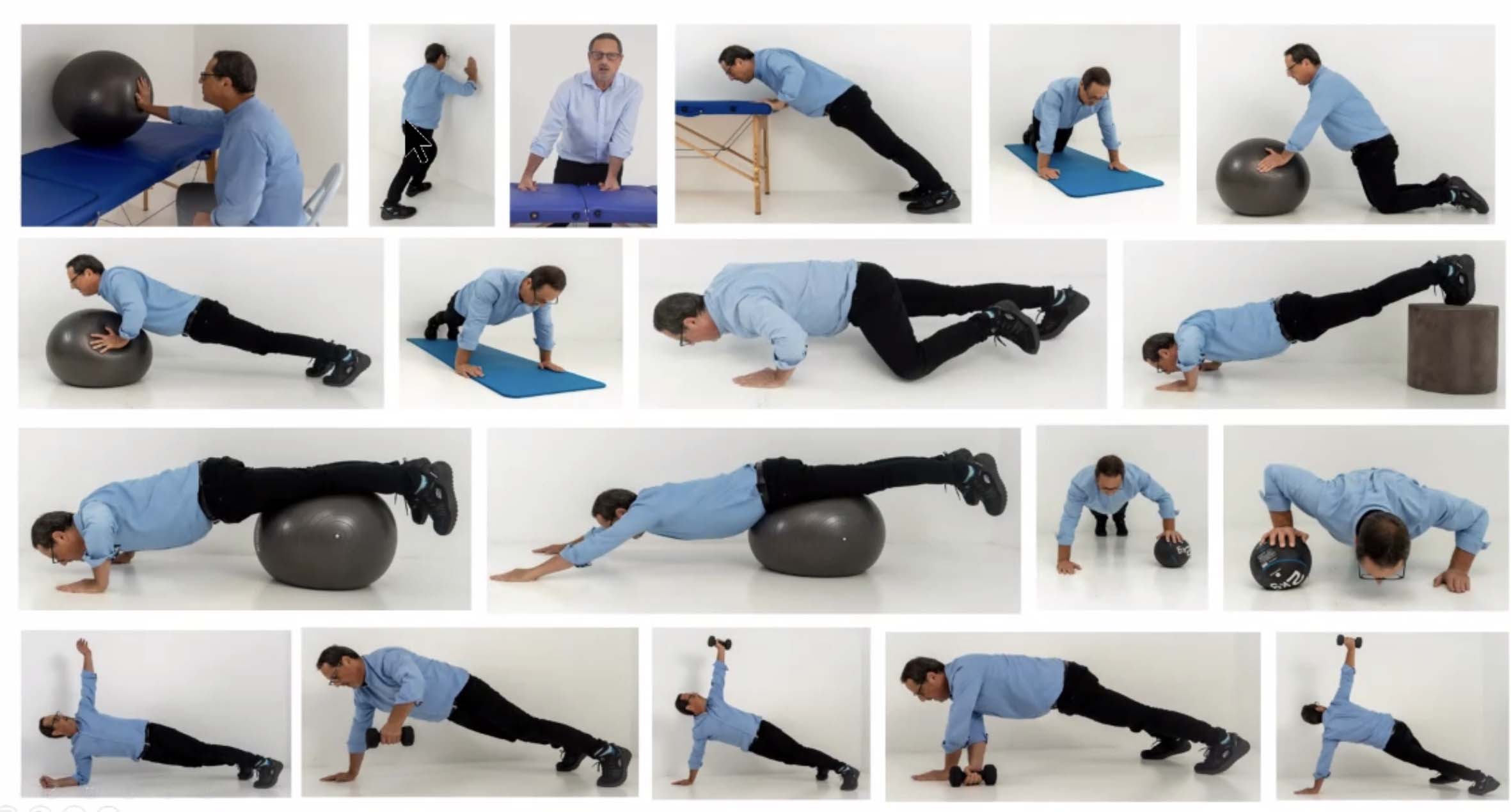 Pushing exercises